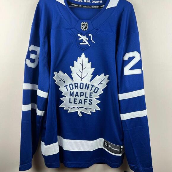Toronto Maple Leafs Matthew Knies #23 Fanatics Breakaway Jersey Size XL Blue NHL - Picture 1 of 8